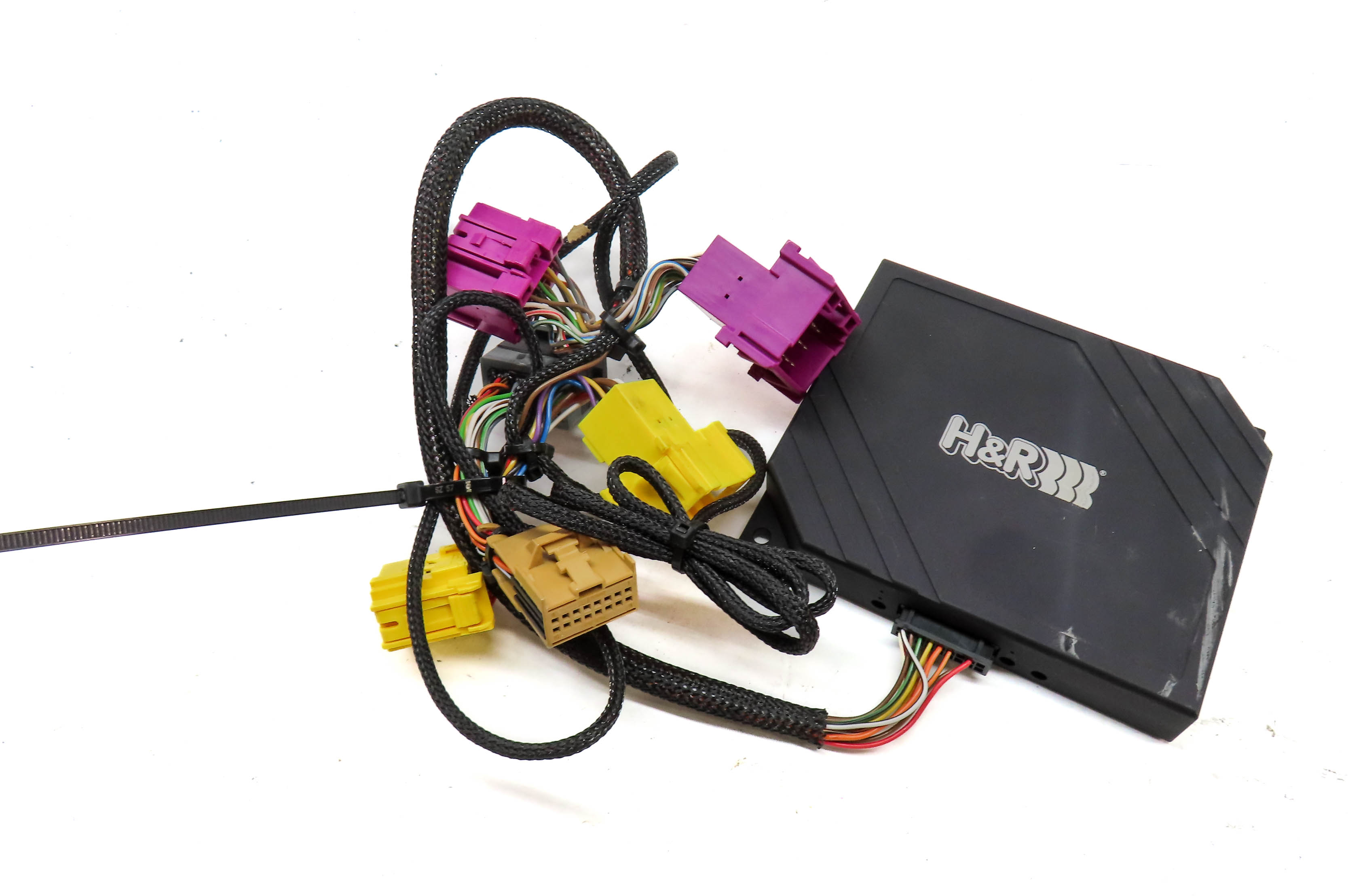 2012 AUDI A8 (D4 4H) H&R SUSPENSION LOWER MODULE w/ WIRE WIRING HARNESS — exact item pictured